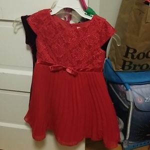 Red holiday dress